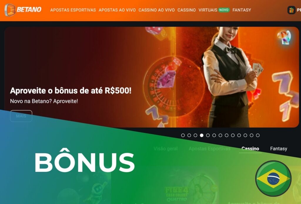 Bônus no site Betano para jogadores do Brasil