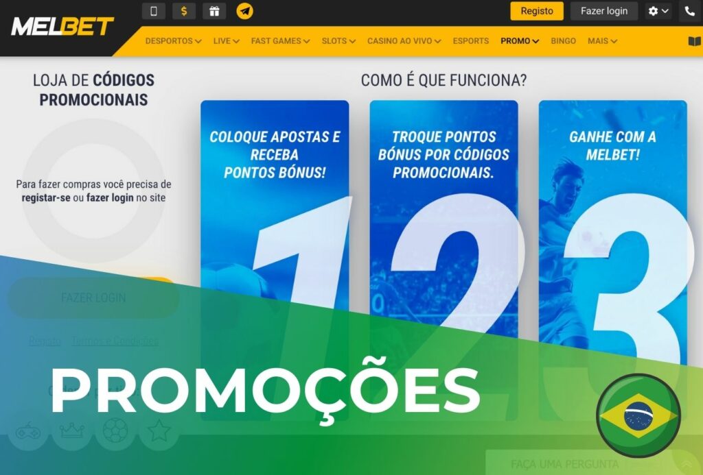 descrição das promoções Melbet para jogadores do Brasil