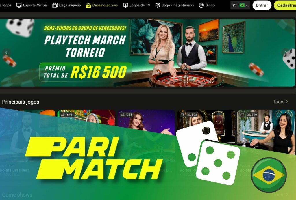 Guia de jogos de cassino na Parimatch Brasil